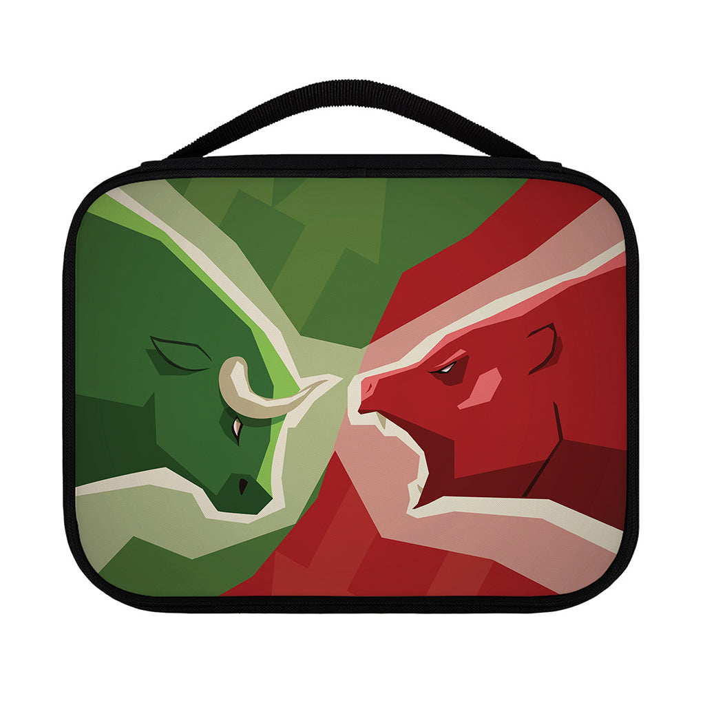 Green Bull And Red Bear Stock Print Classic Bible Case