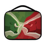 Green Bull And Red Bear Stock Print Classic Bible Case
