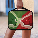 Green Bull And Red Bear Stock Print Classic Bible Case