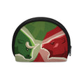 Green Bull And Red Bear Stock Print Coin Purse