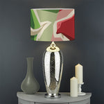 Green Bull And Red Bear Stock Print Drum Lamp Shade