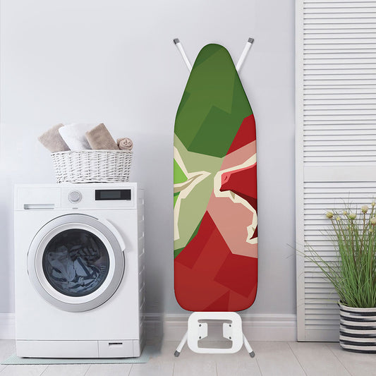 Green Bull And Red Bear Stock Print Ironing Board Cover
