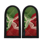 Green Bull And Red Bear Stock Print Skillet Handle Cover