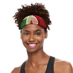 Green Bull And Red Bear Stock Print Sports Headband