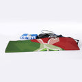 Green Bull And Red Bear Stock Print Sports Towel