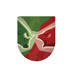 Green Bull And Red Bear Stock Print Toilet Lid Cover