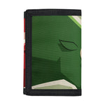 Green Bull And Red Bear Stock Print Trifold Wallet