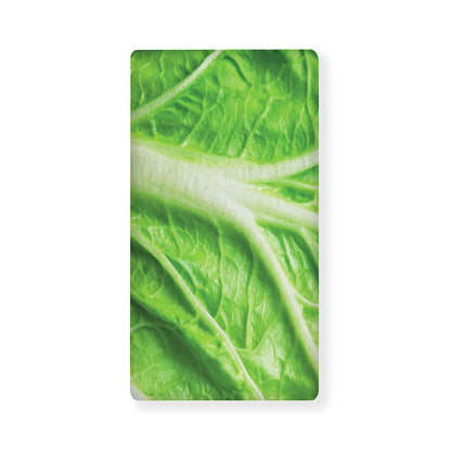 Green Cabbage Leaf Print Baby Crib Sheet