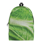 Green Cabbage Leaf Print Backpack