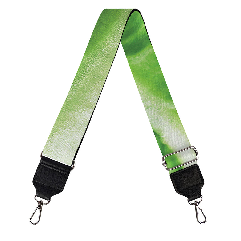 Green Cabbage Leaf Print Bag Strap