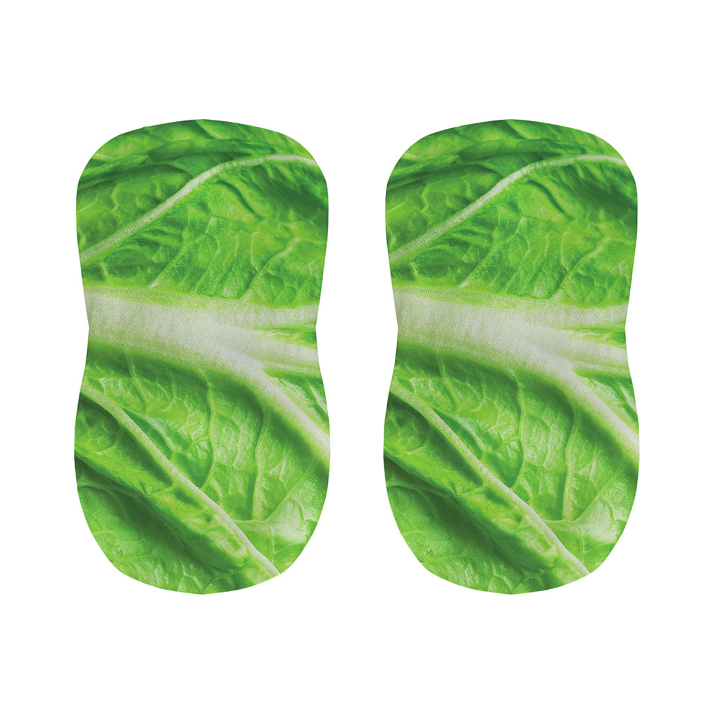Green Cabbage Leaf Print Bar Stool Covers