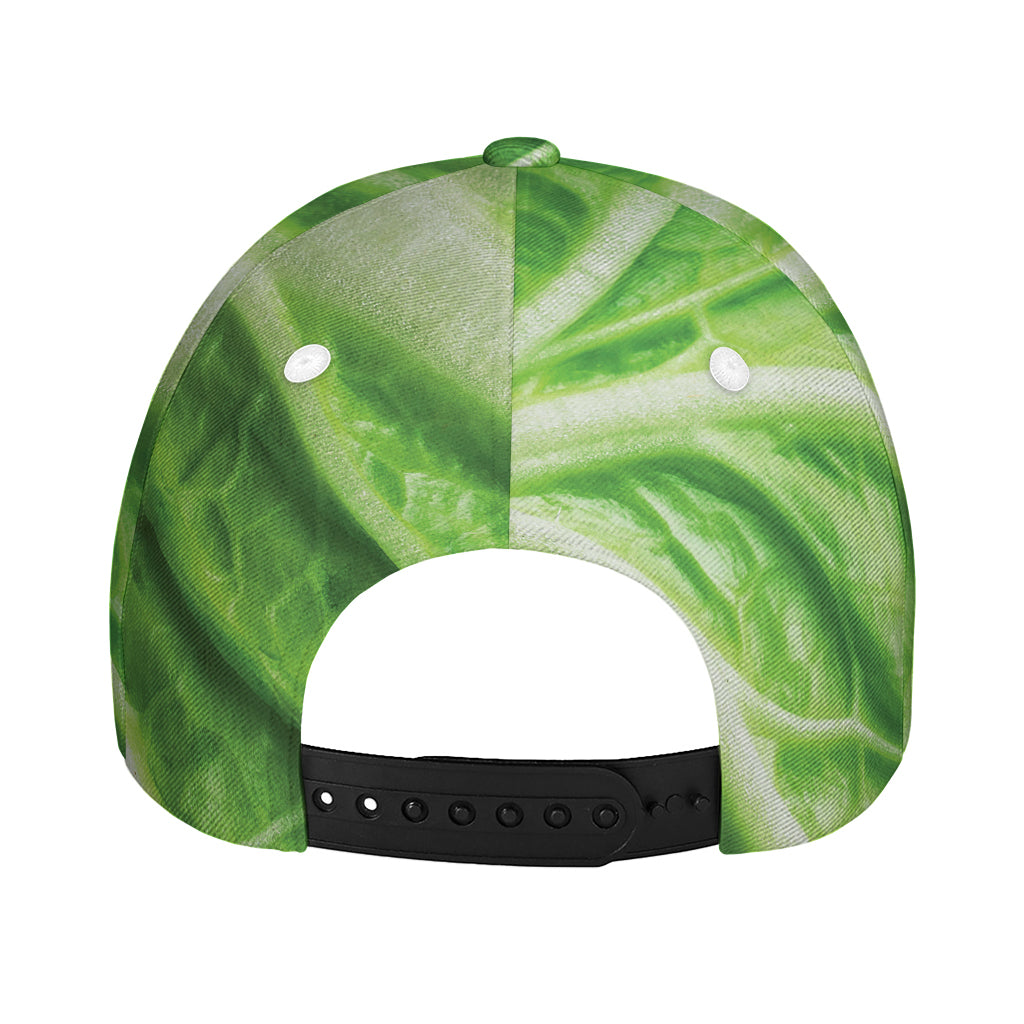 Green Cabbage Leaf Print Baseball Cap