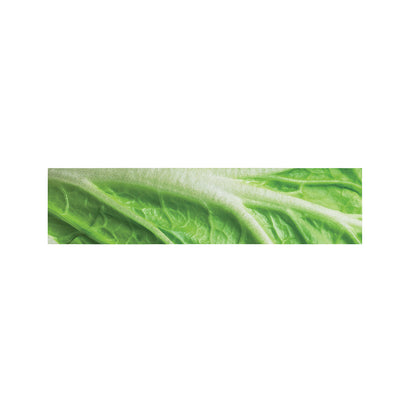 Green Cabbage Leaf Print Bed Runner