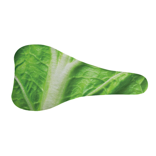 Green Cabbage Leaf Print Bicycle Seat Cover