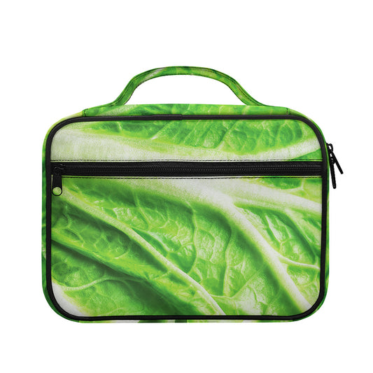 Green Cabbage Leaf Print Briefcase Bible Bag