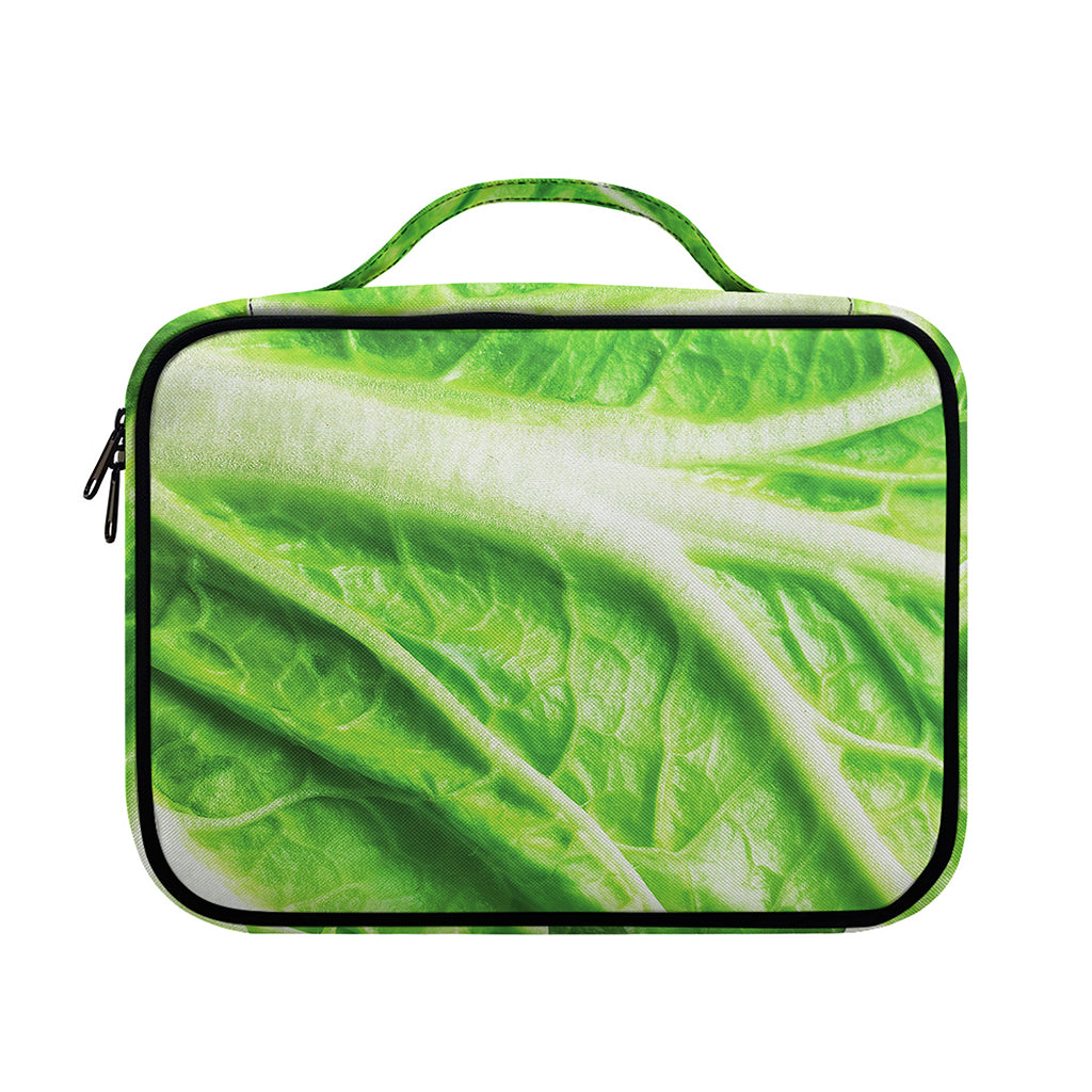 Green Cabbage Leaf Print Briefcase Bible Bag