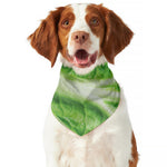 Green Cabbage Leaf Print Dog Bandana