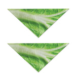 Green Cabbage Leaf Print Dog Bandana