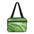 Green Cabbage Leaf Print Double Strap Bible Bag