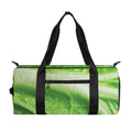 Green Cabbage Leaf Print Gym Bag