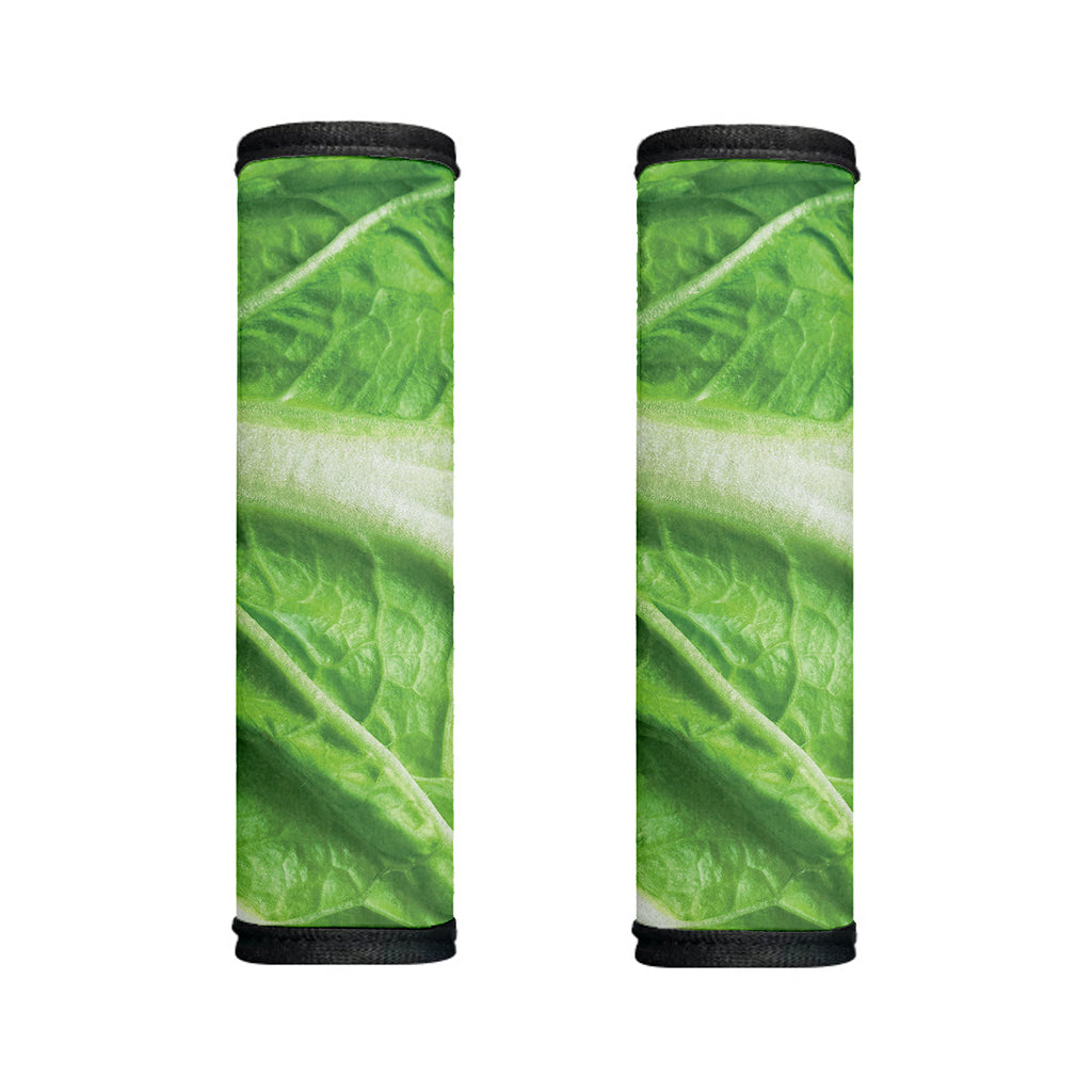 Green Cabbage Leaf Print Handle Covers
