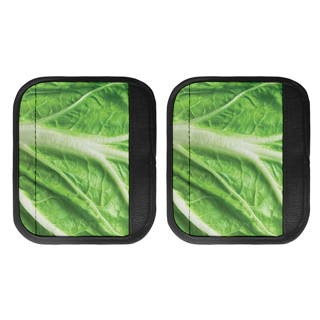 Green Cabbage Leaf Print Handle Covers