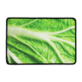 Green Cabbage Leaf Print Kitchen Mat