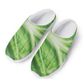 Green Cabbage Leaf Print Mesh Casual Shoes
