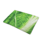 Green Cabbage Leaf Print Pet Cooling Mat Cover
