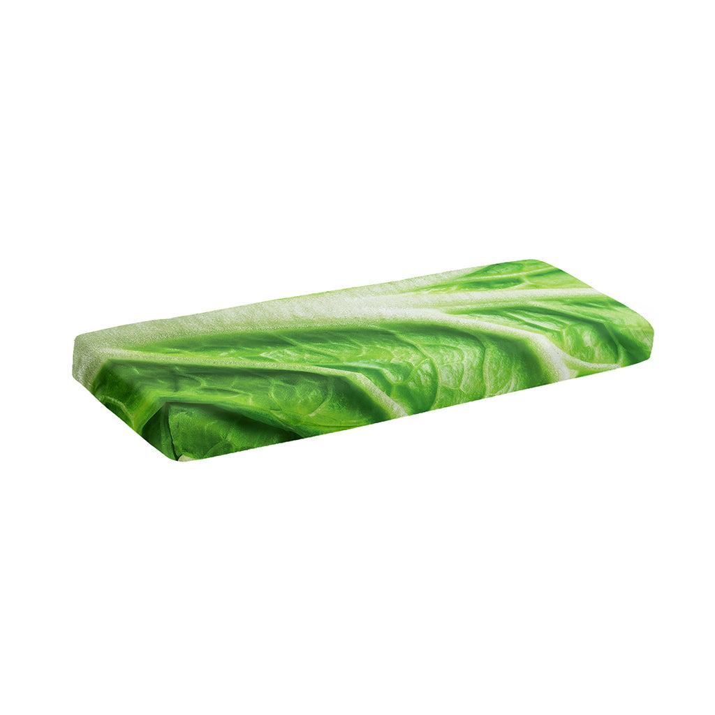 Green Cabbage Leaf Print Piano Keyboard Cover