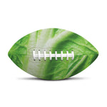 Green Cabbage Leaf Print Rugby Ball