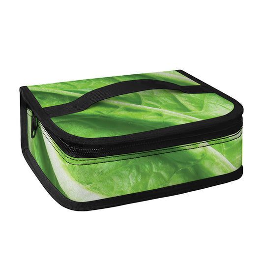 Green Cabbage Leaf Print Small Lunch Bag