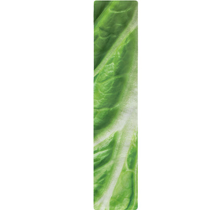 Green Cabbage Leaf Print Table Runner
