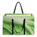 Green Cabbage Leaf Print Utility Tote Bag
