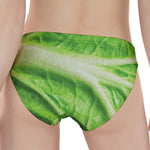 Green Cabbage Leaf Print Women's Panties