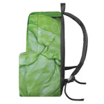 Green Cabbage Print Backpack