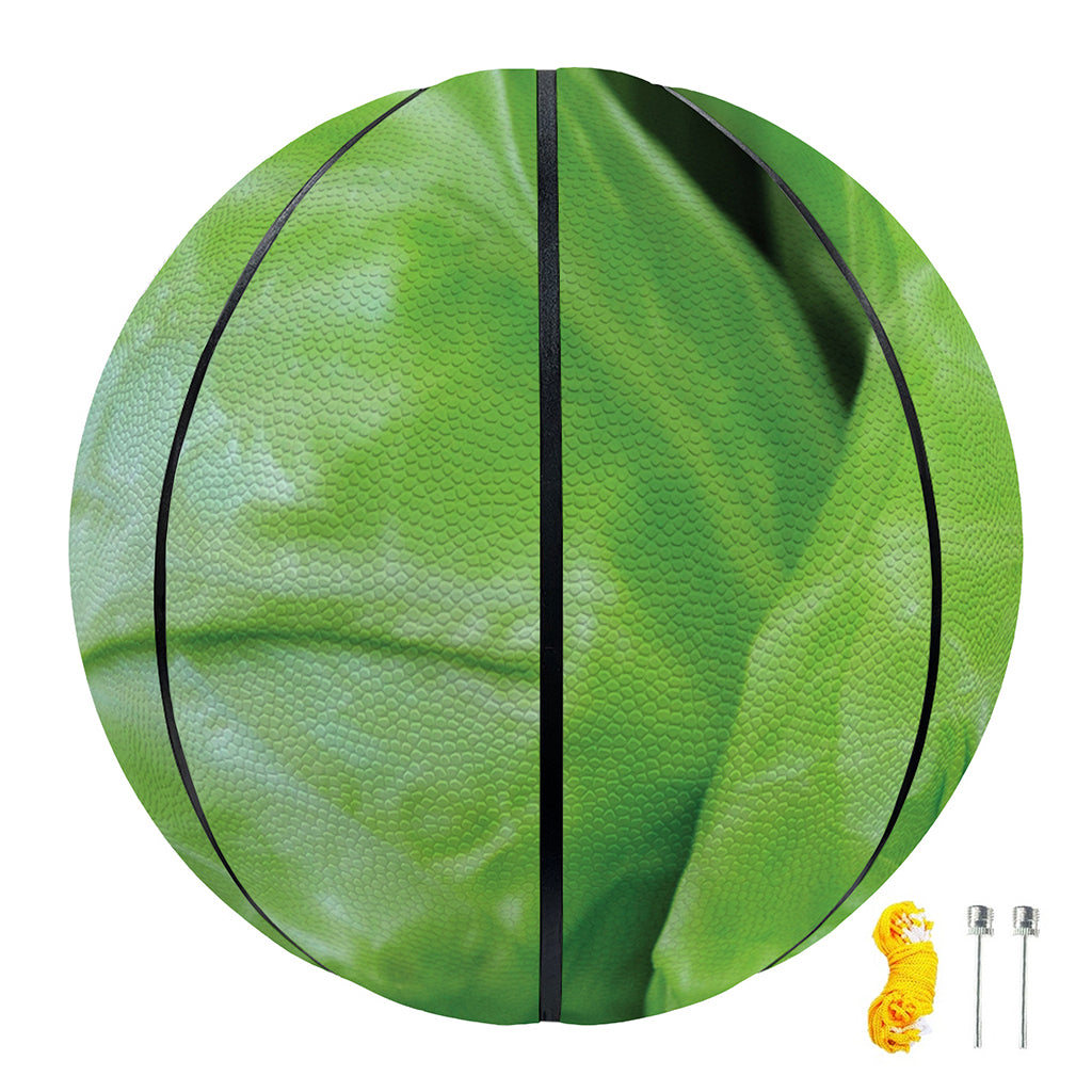 Green Cabbage Print Basketball