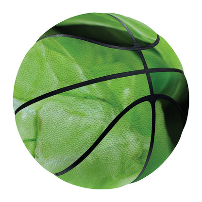 Green Cabbage Print Basketball