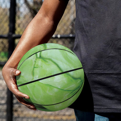 Green Cabbage Print Basketball
