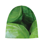 Green Cabbage Print Beanie
