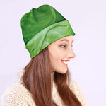 Green Cabbage Print Beanie