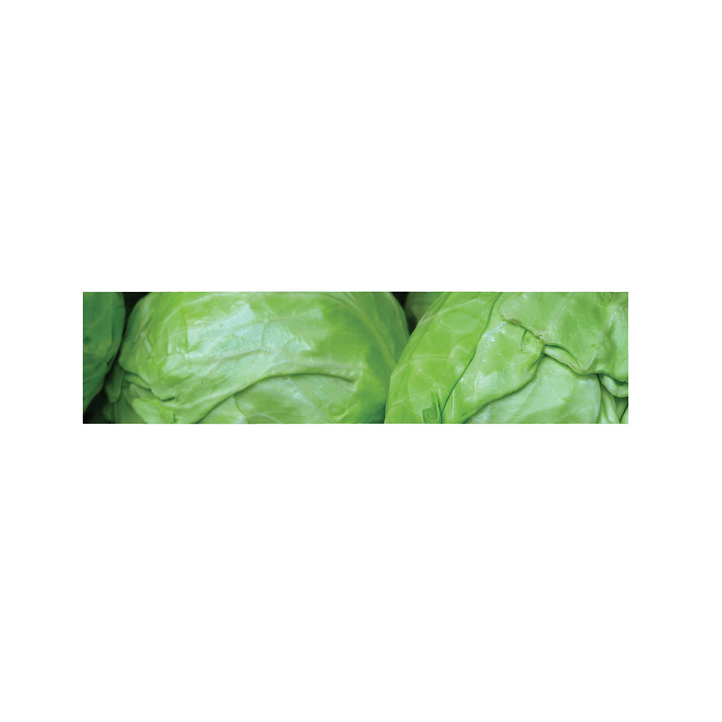 Green Cabbage Print Bed Runner
