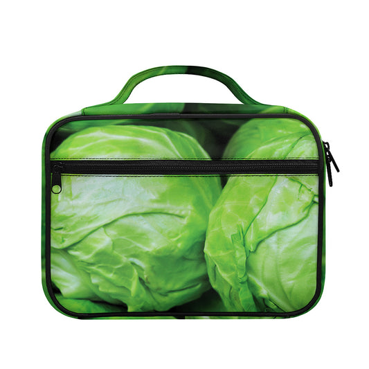 Green Cabbage Print Briefcase Bible Bag