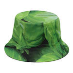 Green Cabbage Print Bucket Hat