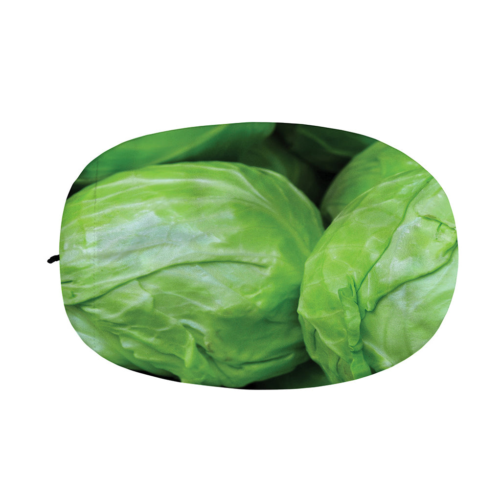 Green Cabbage Print Car Side Mirror Covers