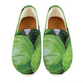 Green Cabbage Print Casual Shoes