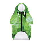 Green Cabbage Print Dog Zip Up Hoodie