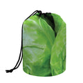 Green Cabbage Print Drawstring Makeup Bag
