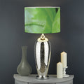 Green Cabbage Print Drum Lamp Shade