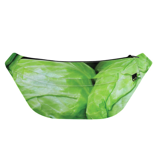 Green Cabbage Print Fanny Pack